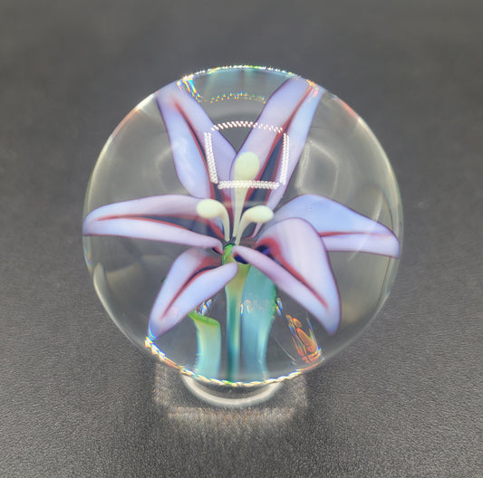 Purple Lilly flower marble